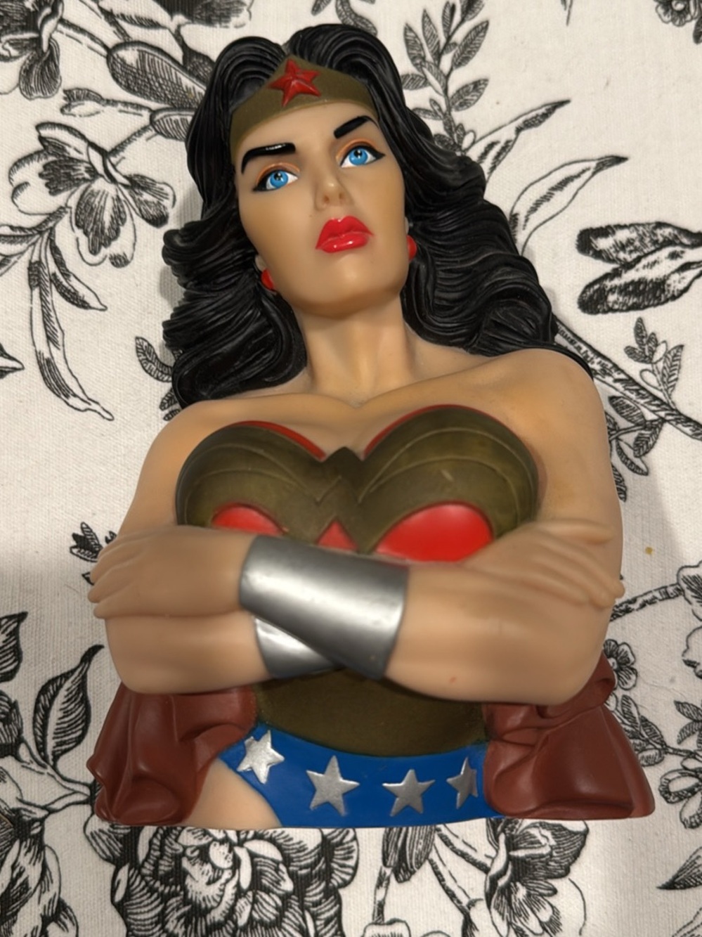DC Comics Wonder Woman Bank- Red, Blue, Gold, Silver, Black